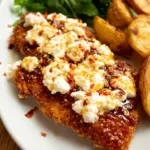 Crispy Chicken with Tangy Feta & Spicy Hot Honey Drizzle