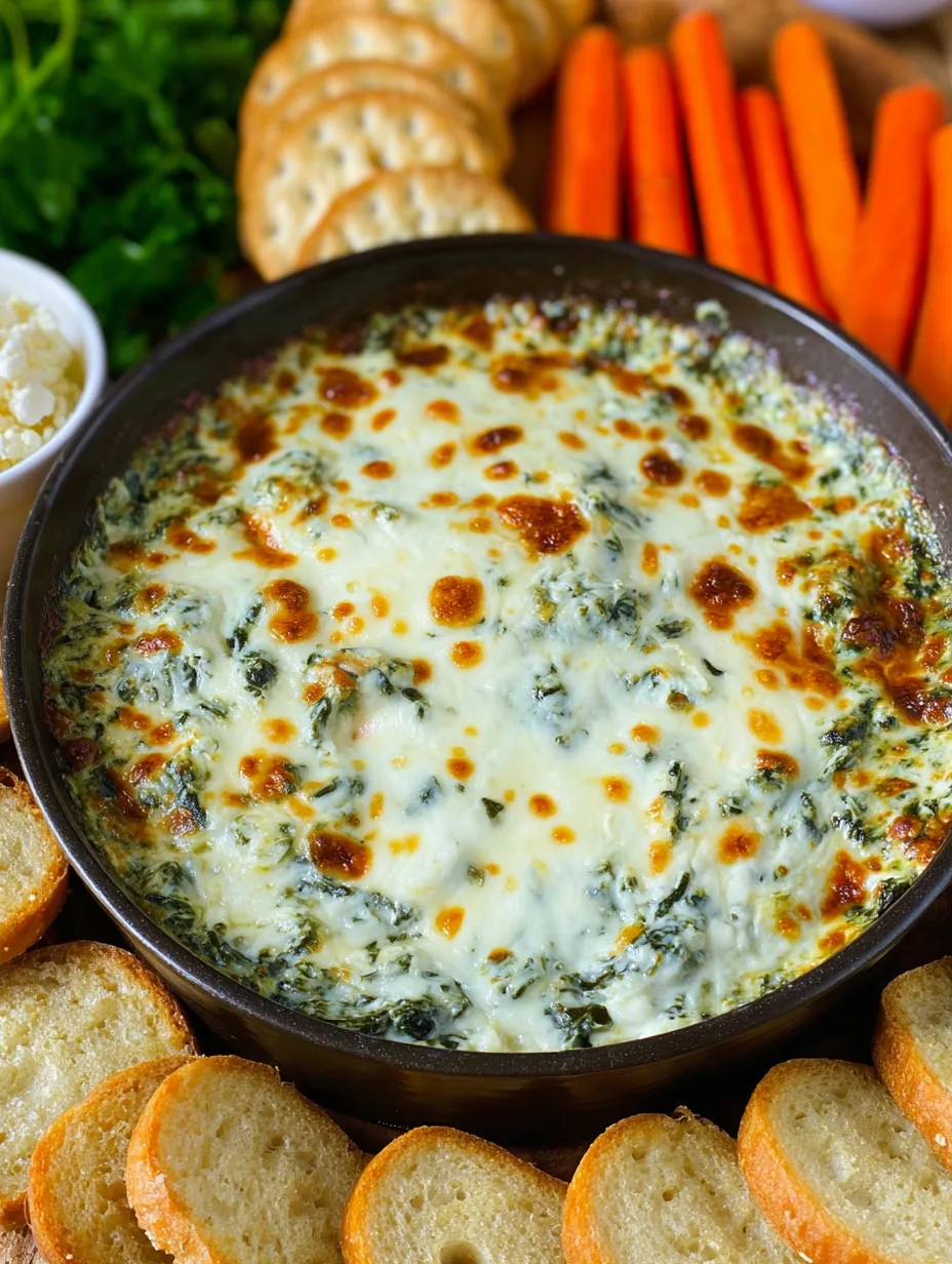 Creamy Spinach & Cheese Dip