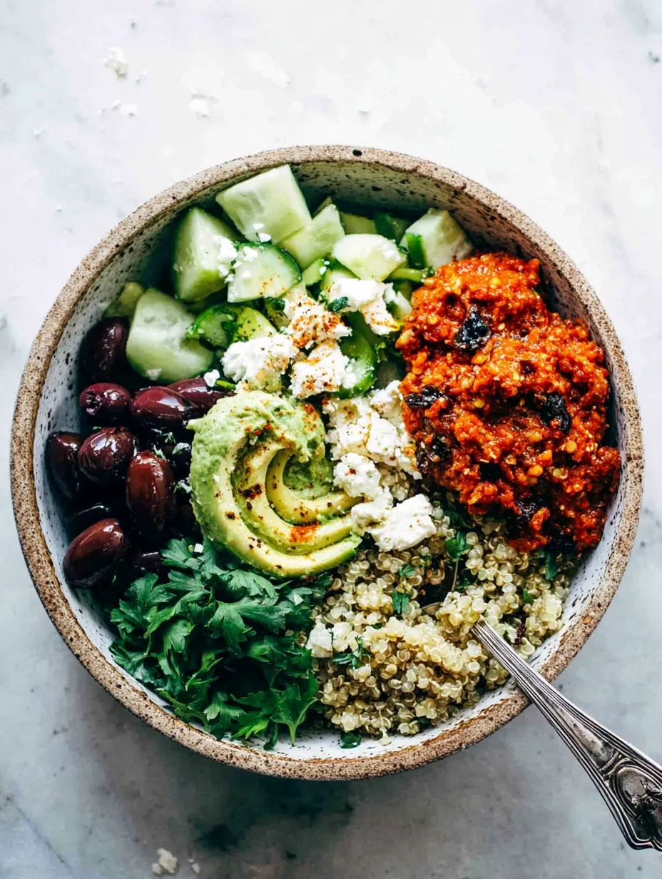 Healthy Mediterranean Quinoa Bowls