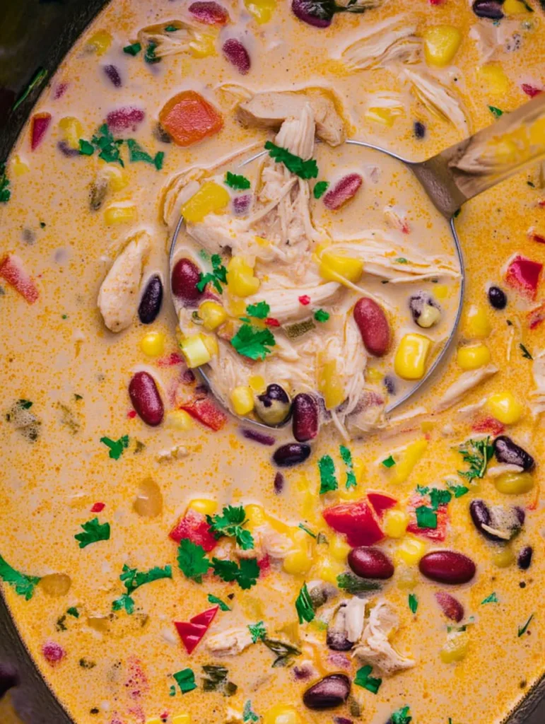 Hearty Crockpot Chicken Tortilla Soup Recipe