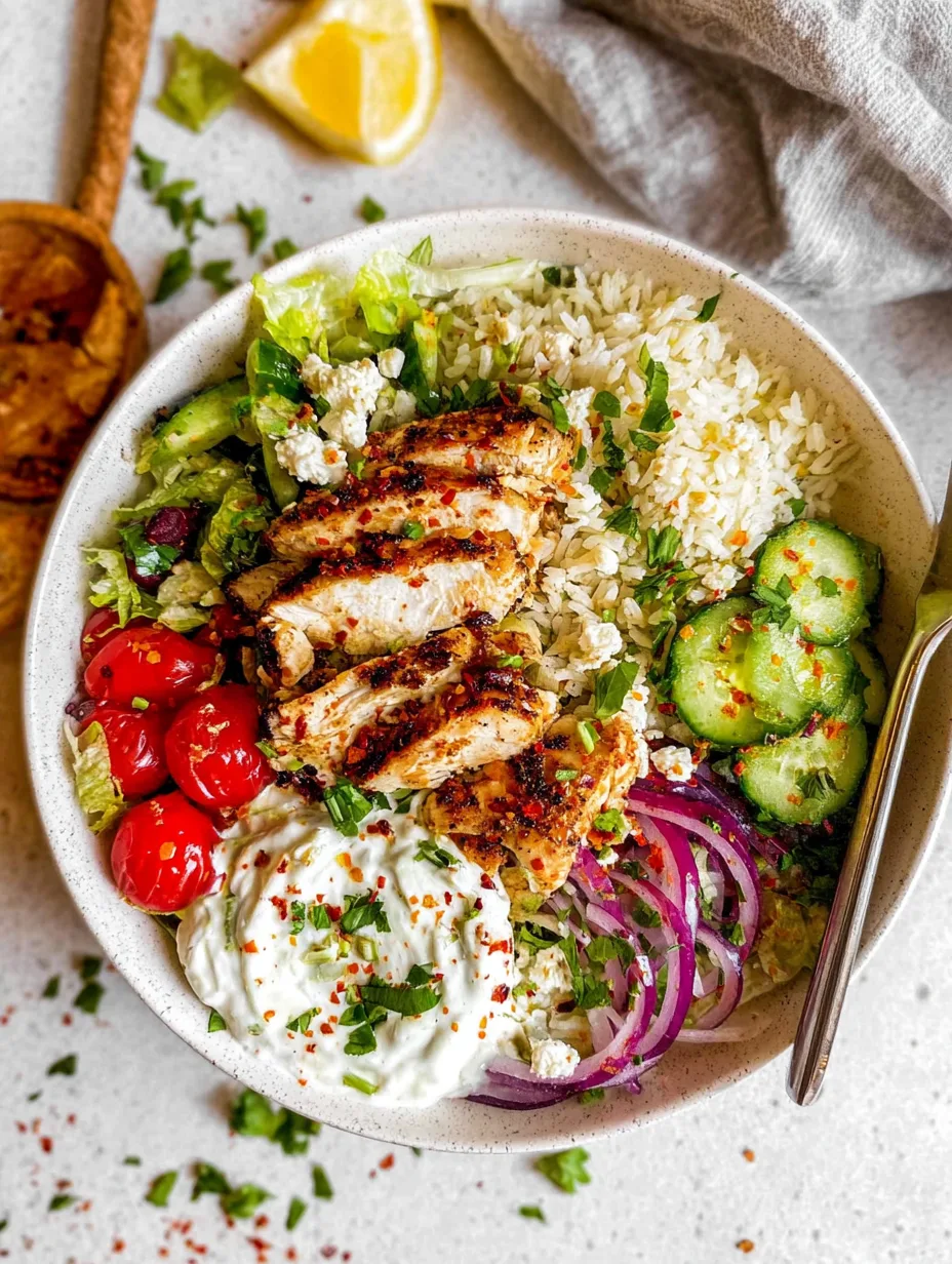 Greek Chicken Bowls
