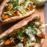 Sheet Pan Chicken Pitas with Herby Ranch