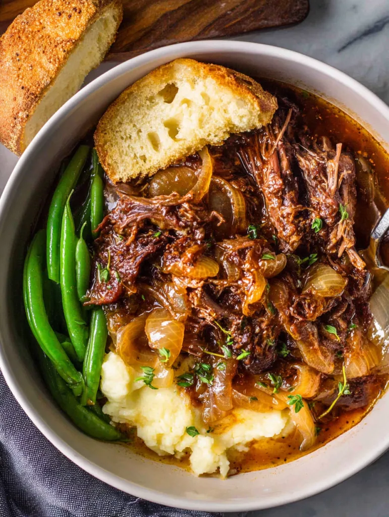 Juicy French Onion Pot Roast