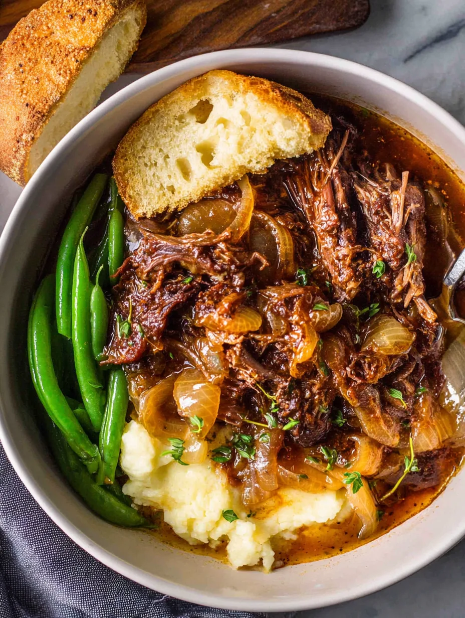 Juicy French Onion Pot Roast