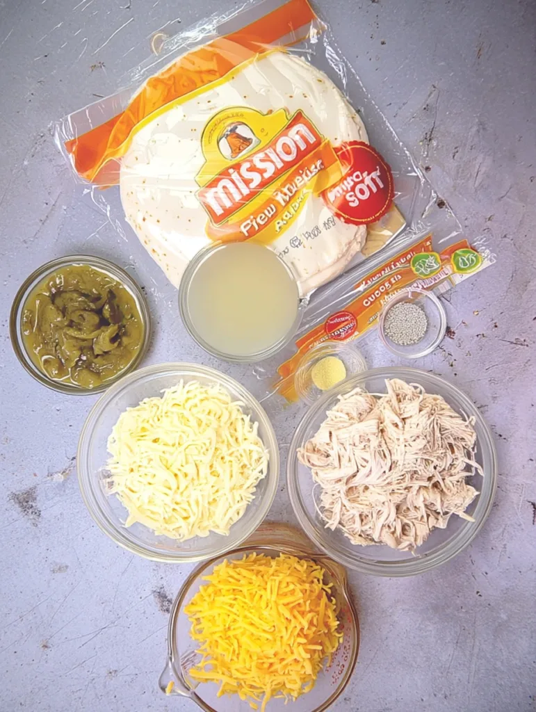 Easy White Chicken Enchiladas with Creamy White Sauce