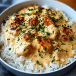 Creamy Smothered Chicken and Rice