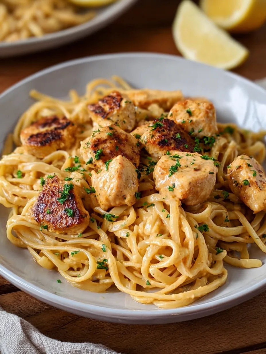 Easy Cowboy Butter Chicken Linguine