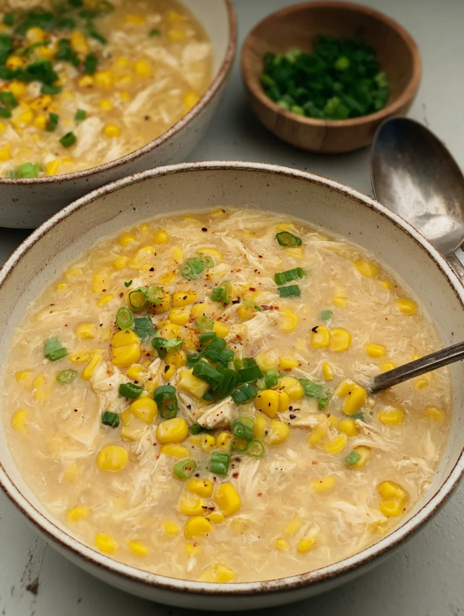 Chinese Chicken and Sweet Corn Soup