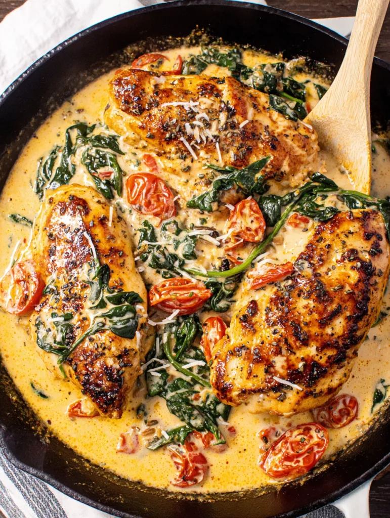 Easy Creamy Tuscan Chicken