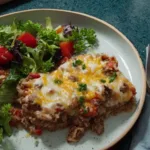 Cheesy Beef & Rice Casserole