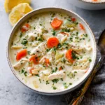 One-Pot Creamy Chicken Orzo Soup
