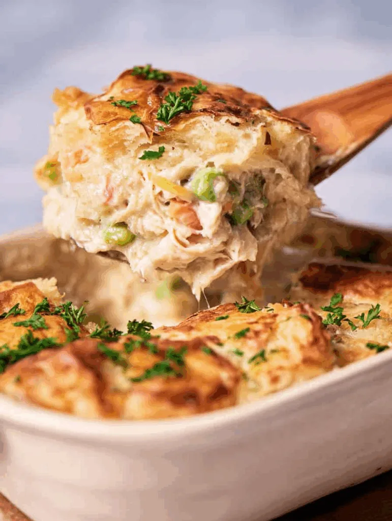 Easy Chicken Pot Pie Casserole Recipe