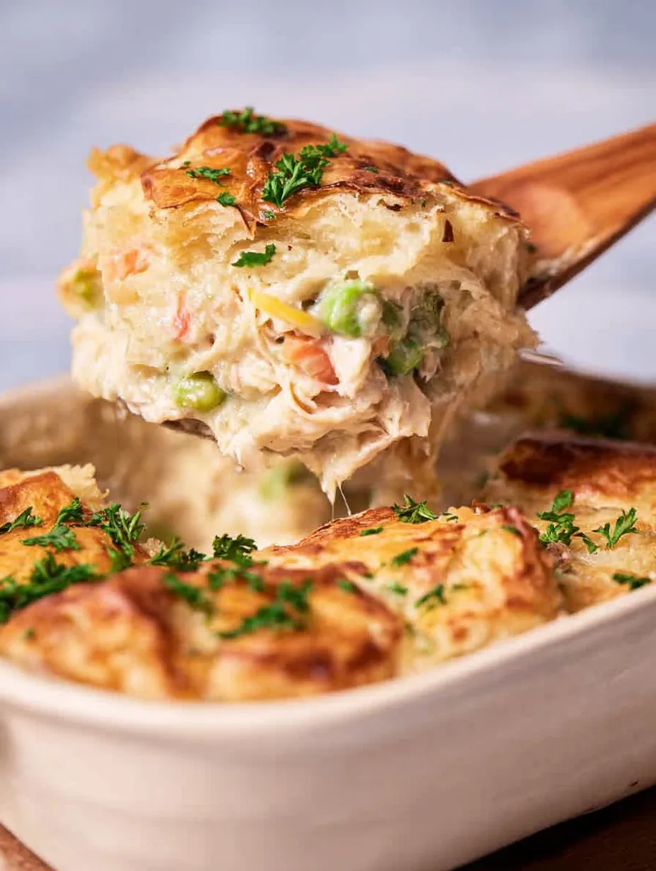 Easy Chicken Pot Pie Casserole Recipe