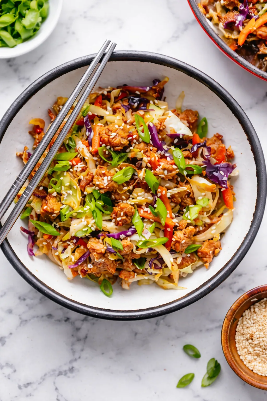 15-Minute Egg Roll in a Bowl