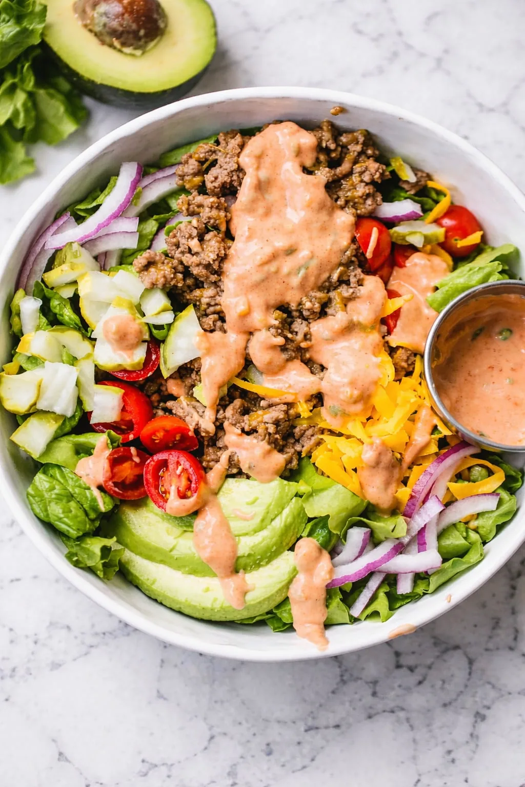 Burger Bowls- LOW CARB Burger Option!