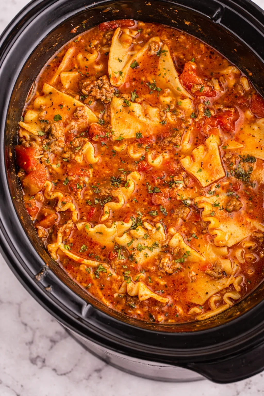 Crockpot Lasagna Soup
