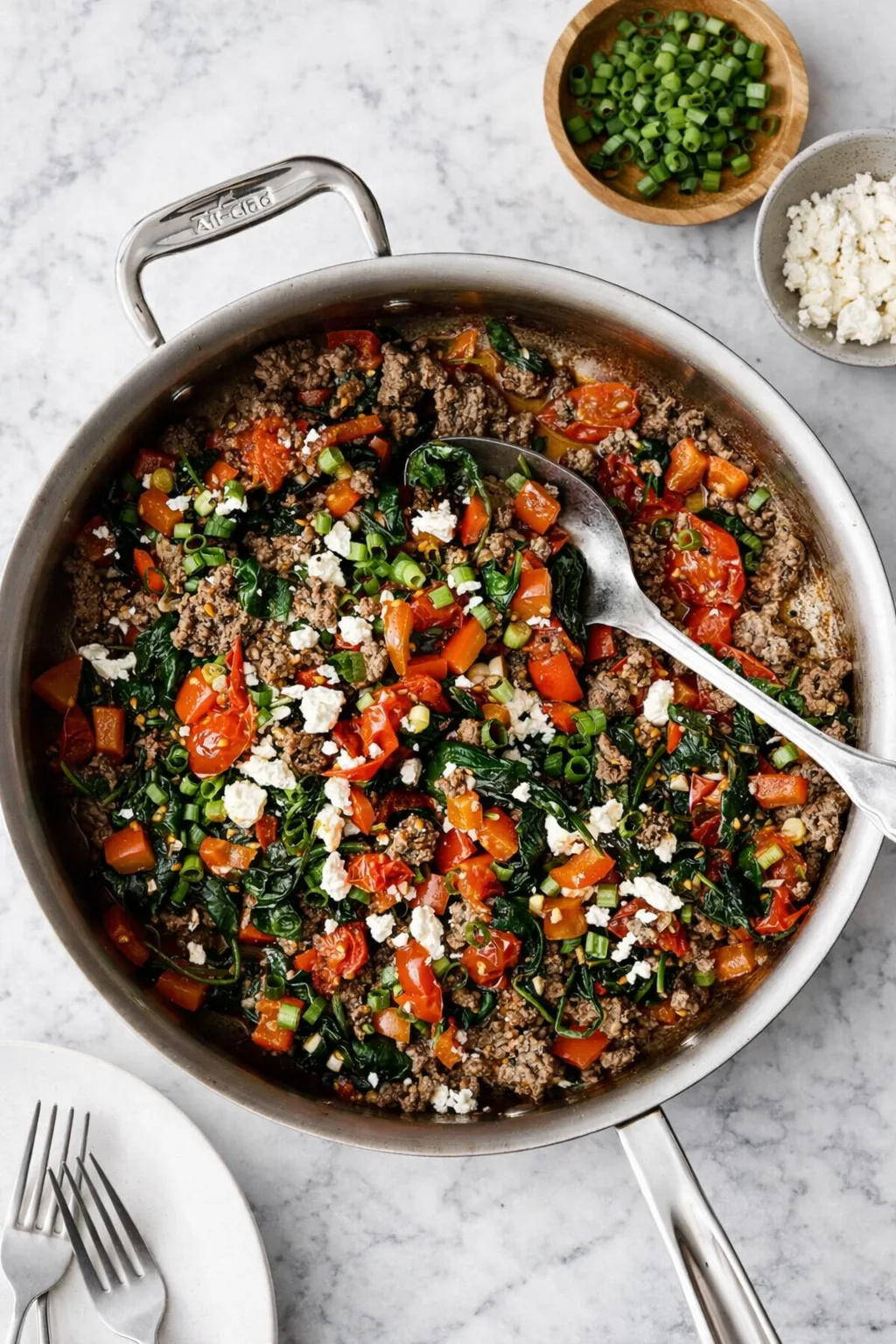 Easy Mediterranean Ground Beef Stir Fry Recipe
