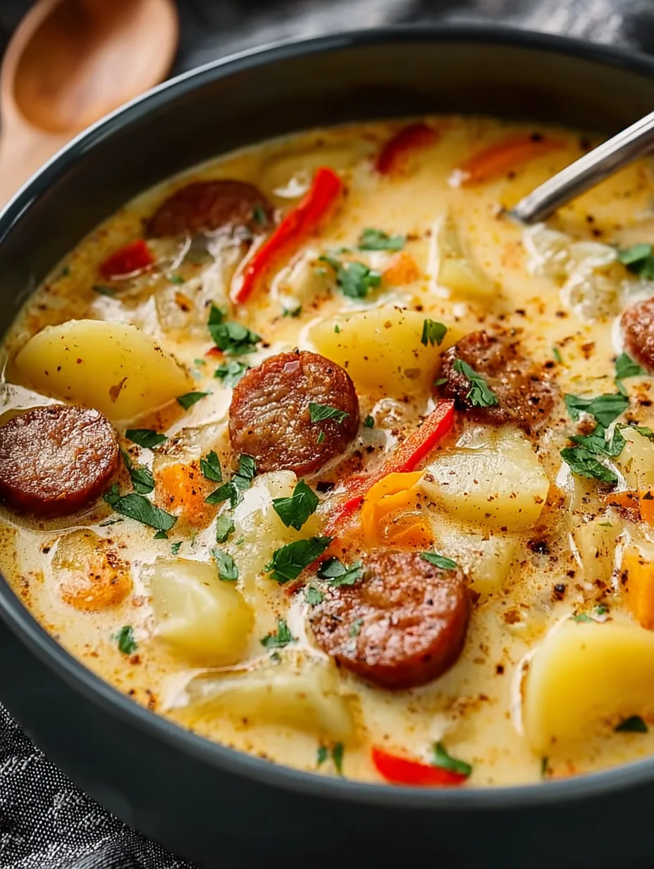 Hearty Cajun Potato Soup Recipe for Crockpot Lovers