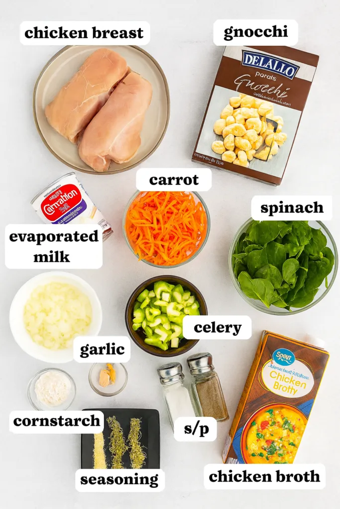 Crockpot Chicken Gnocchi Soup