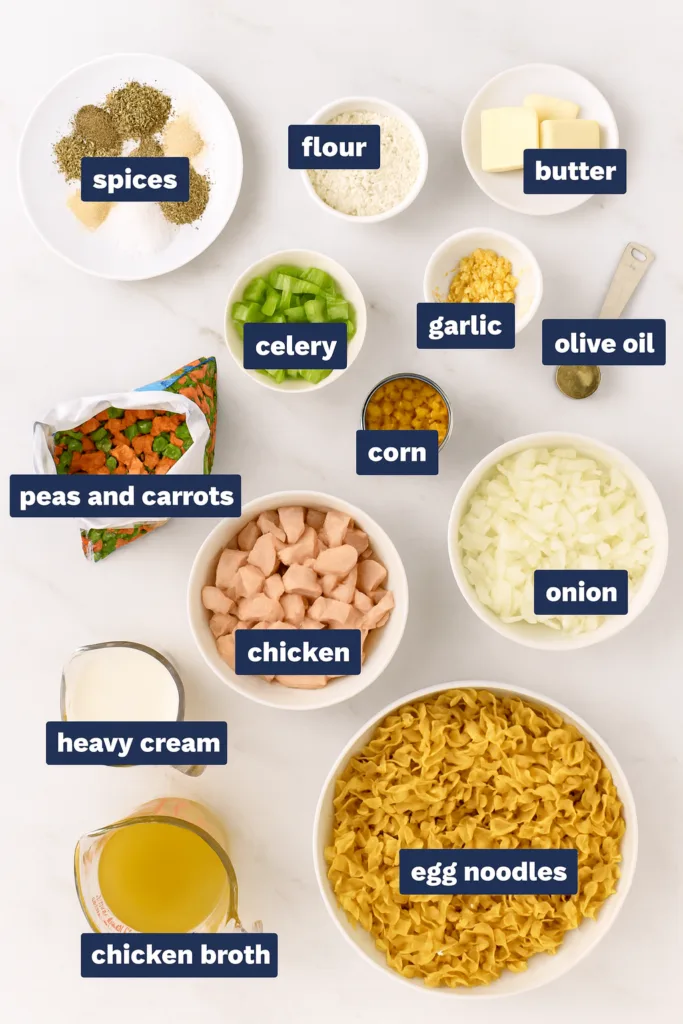 Creamy Chicken Pot Pie Pasta