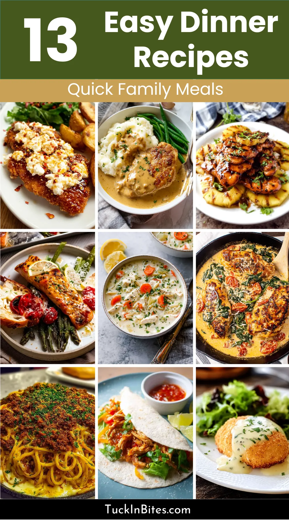 13 Easy Dinner Recipes for Busy Weeknights