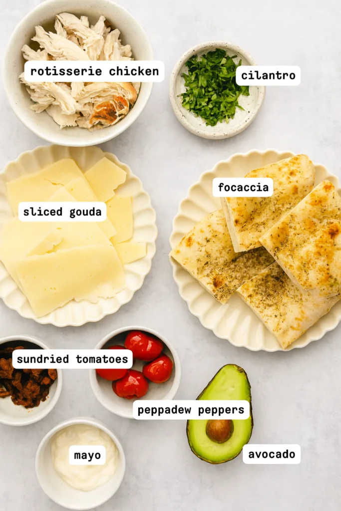 Chicken Avocado Melt Sandwich