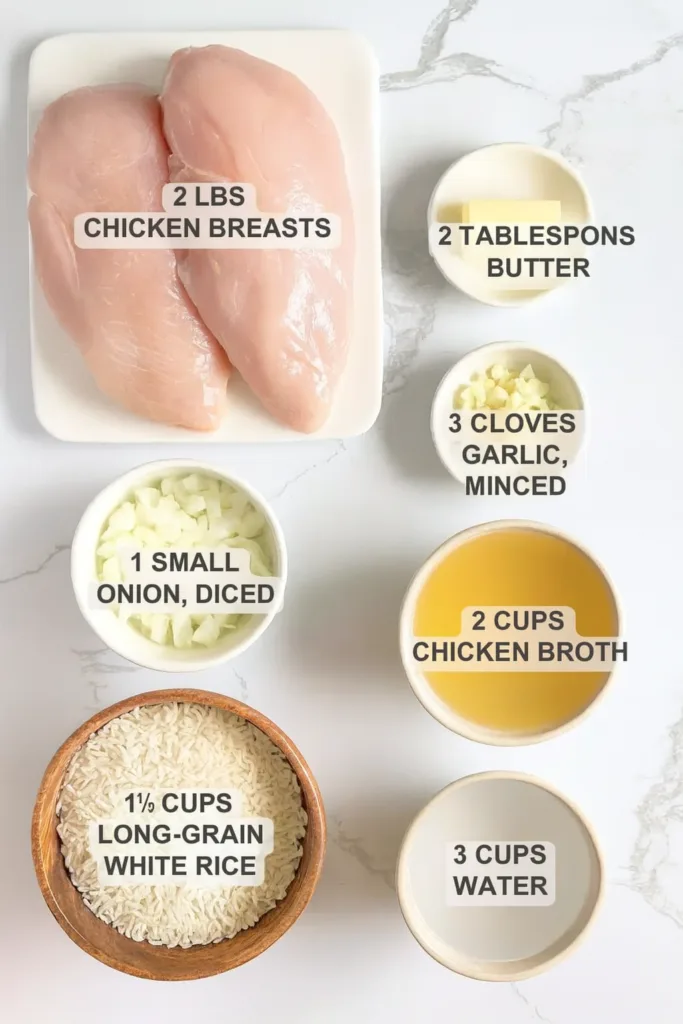 Creamy Smothered Chicken and Rice