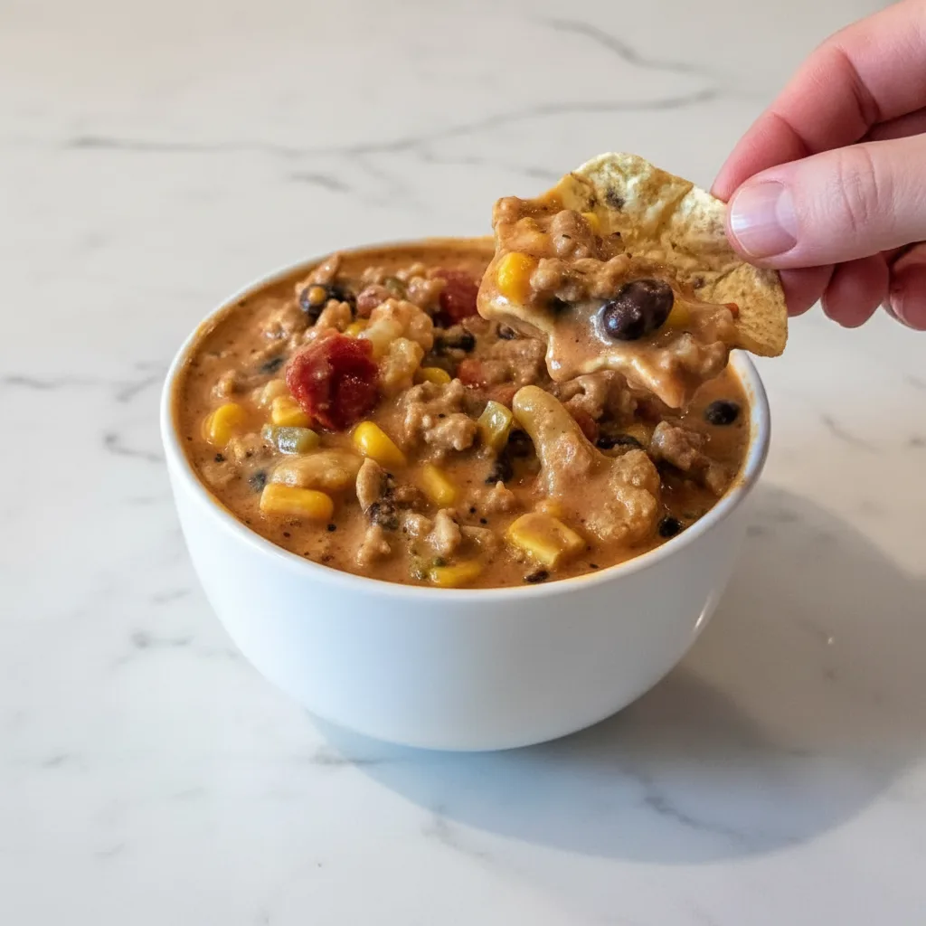 Taco soup recipe with veggies (Low calorie & High protein)