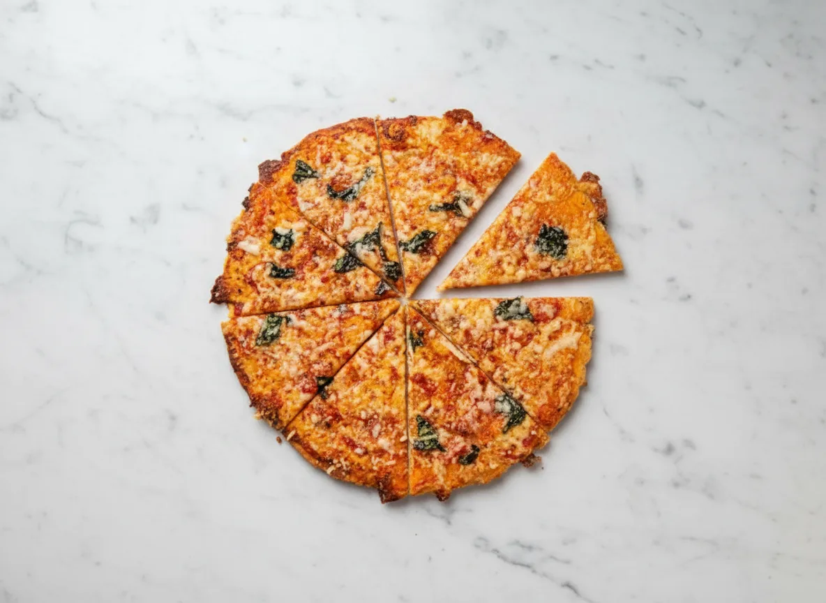 Cheesy Baked Tortilla Pizza