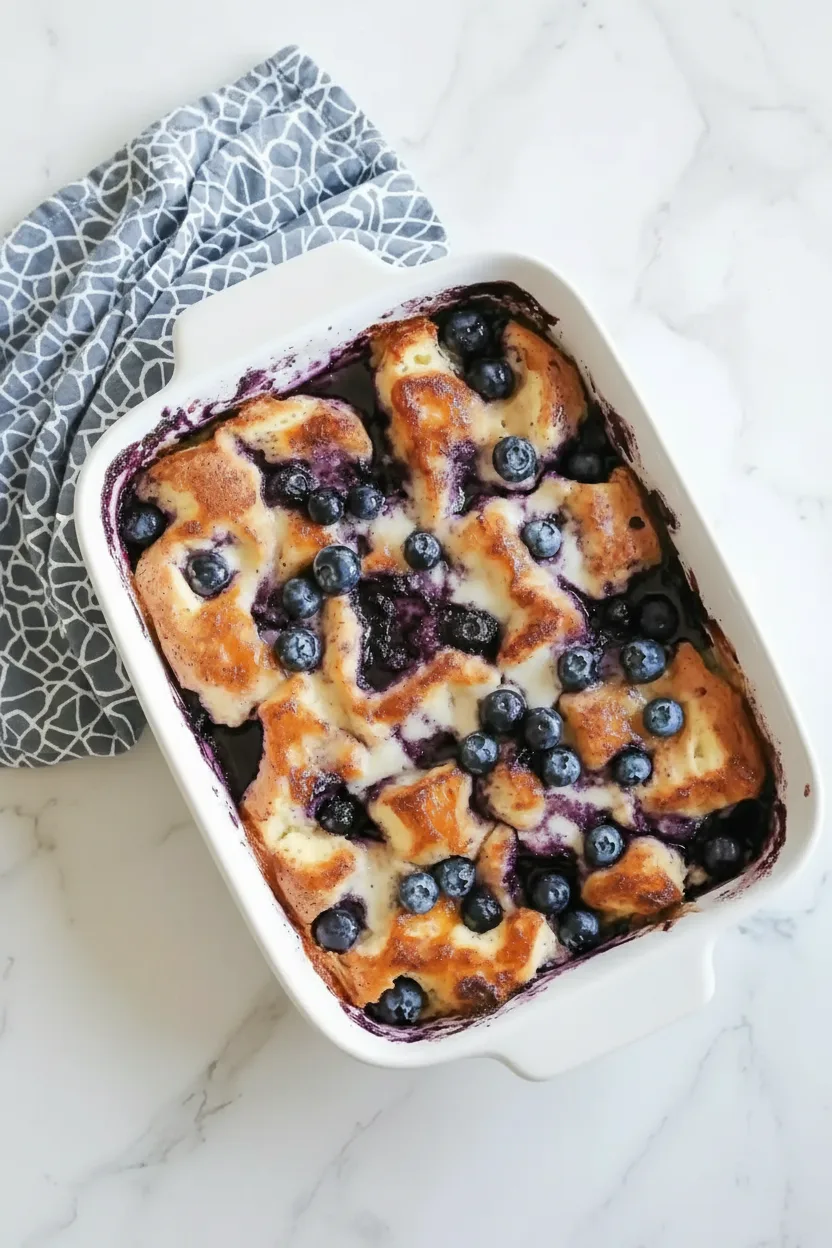 Best Blueberry French Toast Casserole