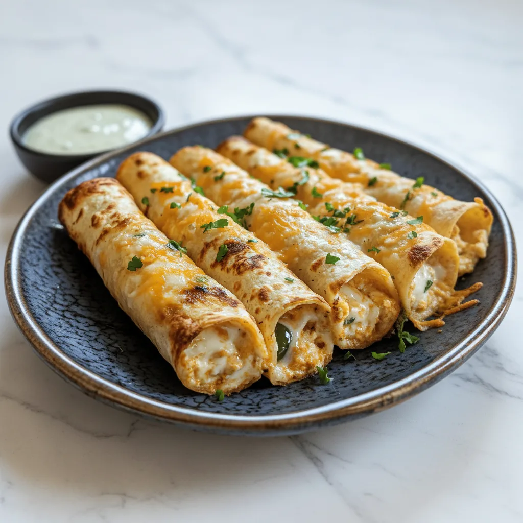 Crispy Chicken Taquitos