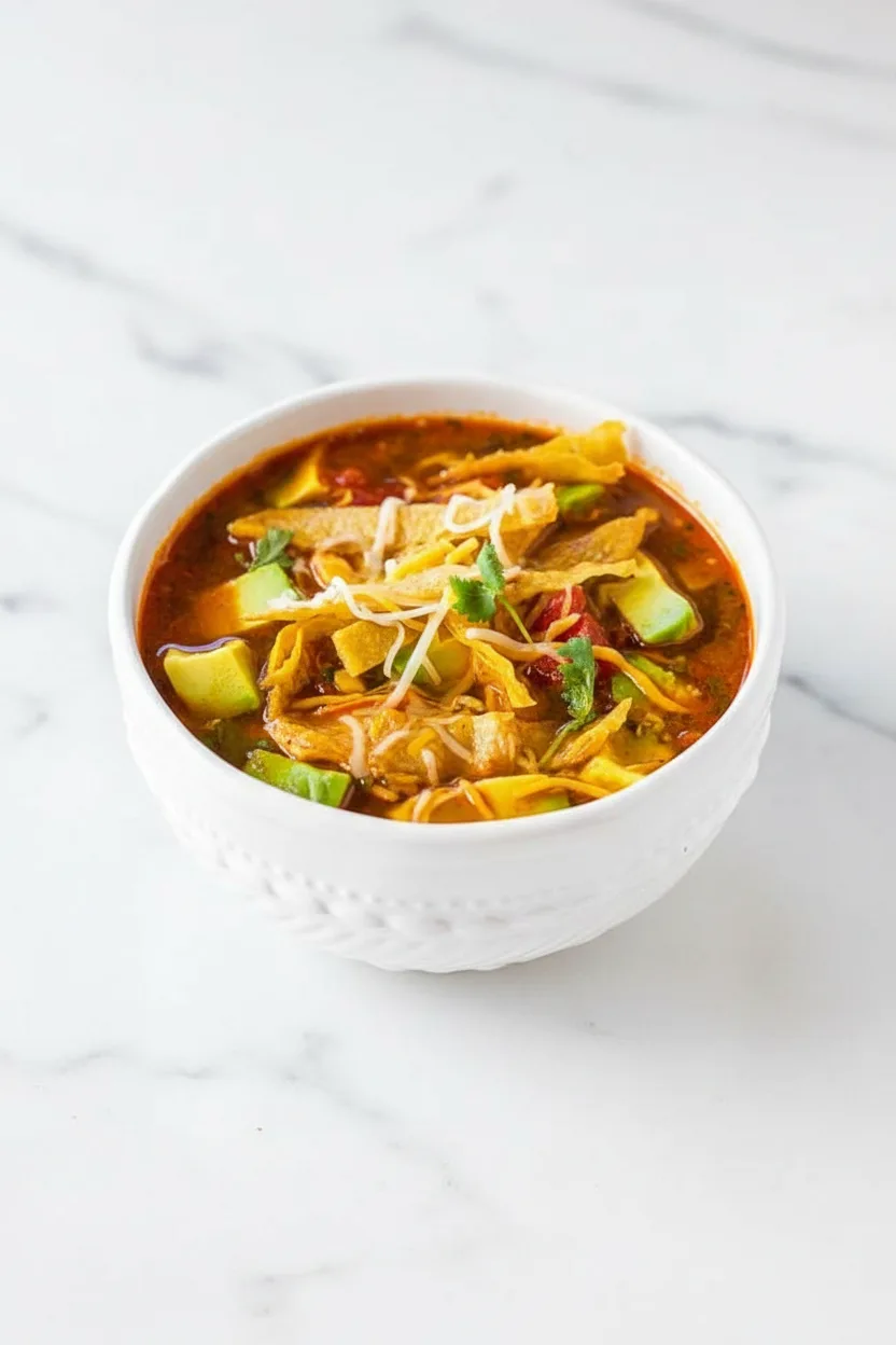 Easy 30-Minute Homemade Chicken Tortilla Soup