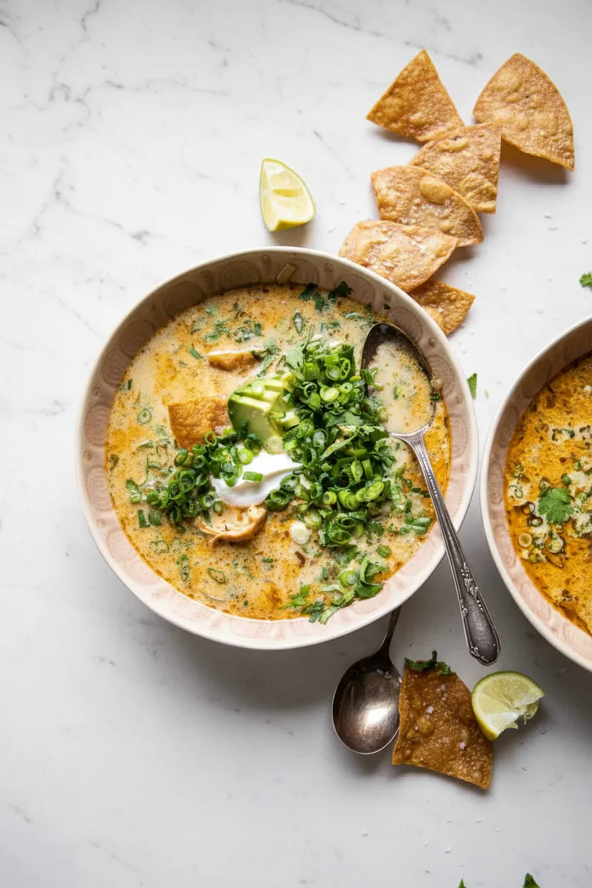 Creamy Chicken Tortilla Soup