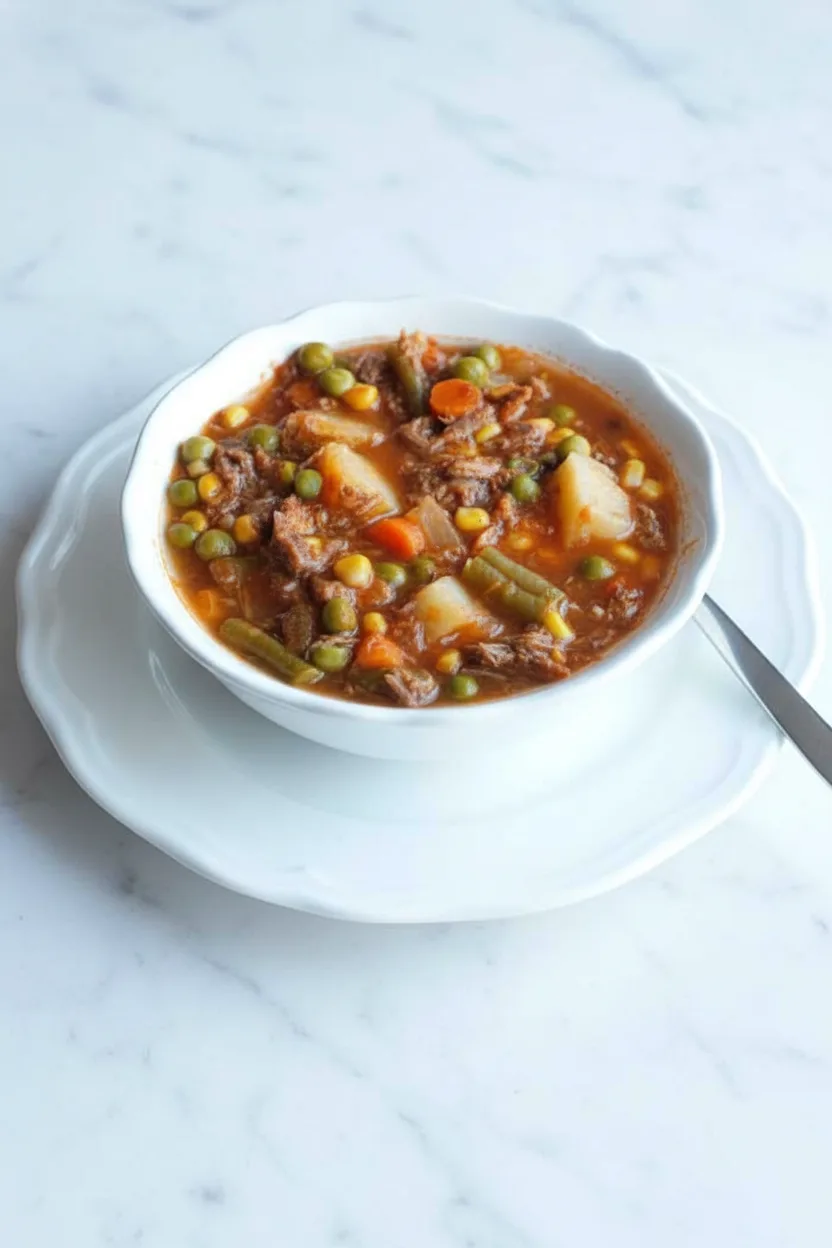My Mom’s Old-Fashioned Vegetable Beef Soup