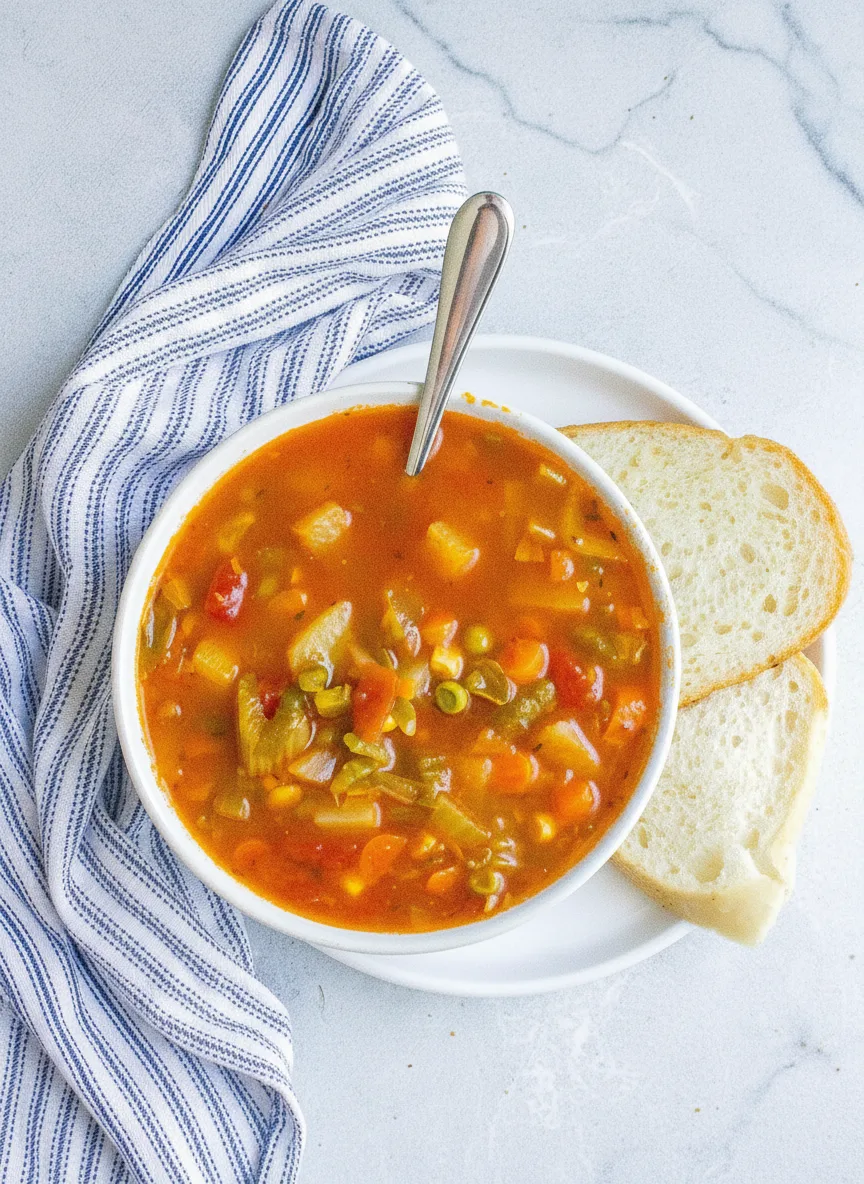 Homemade Vegetable Soup (Nourishing & Easy Recipe)