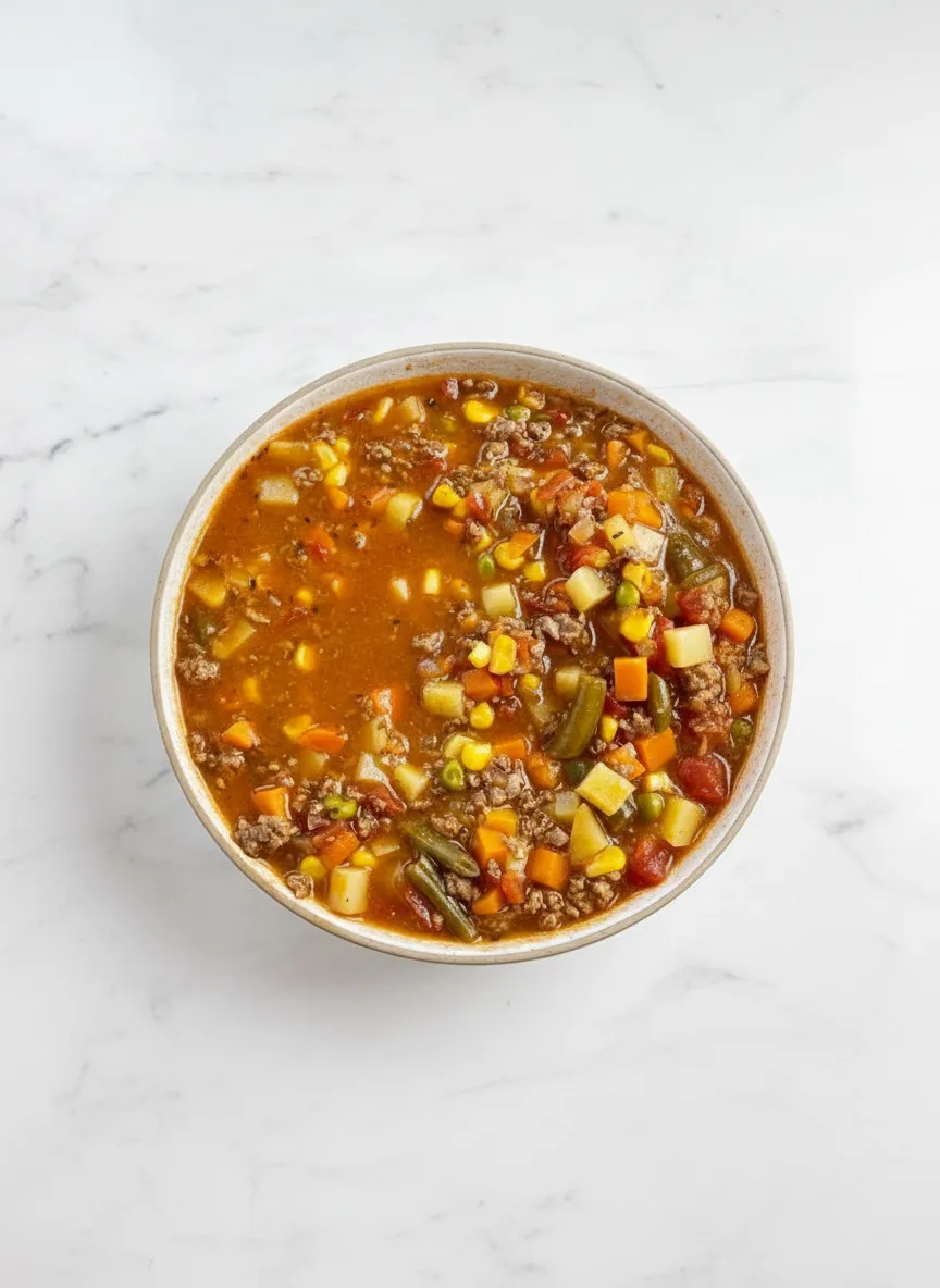Hamburger Vegetable Soup