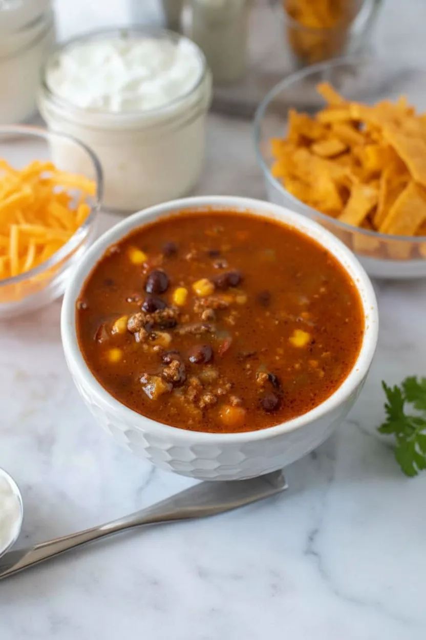 Ground Turkey Taco Soup