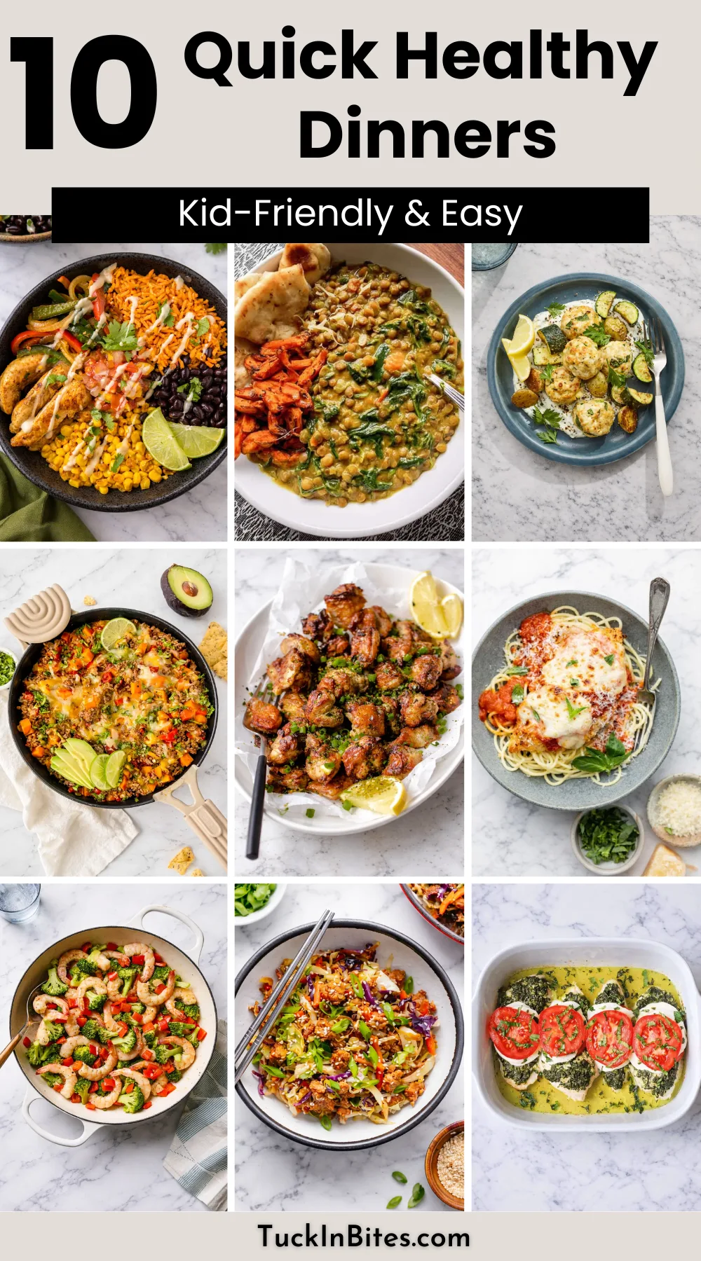 10 Quick Healthy Dinner Recipes for Busy Families