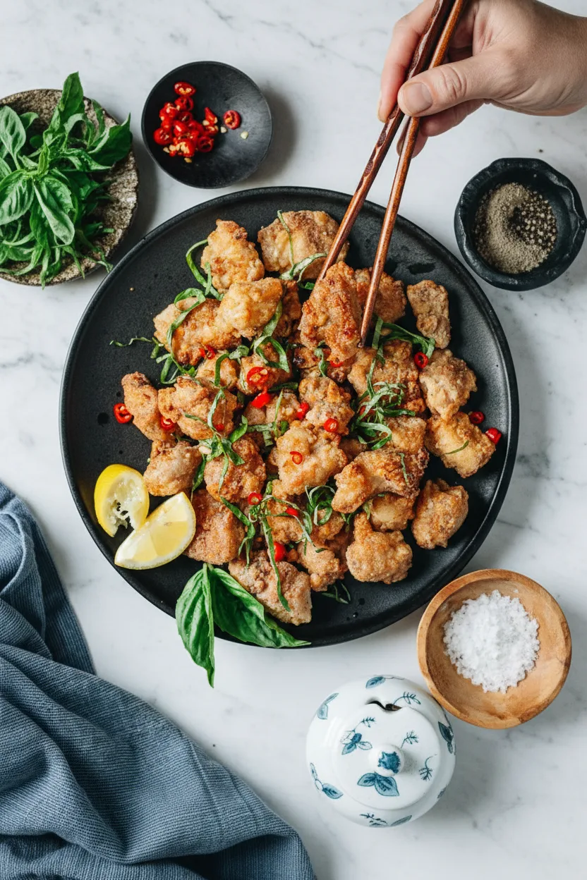 Air Fryer Salt and Pepper Chicken