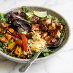 BBQ Chicken Bowls with Grilled Veggies