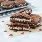 Brownie Cookie Dough Sandwich Cookies