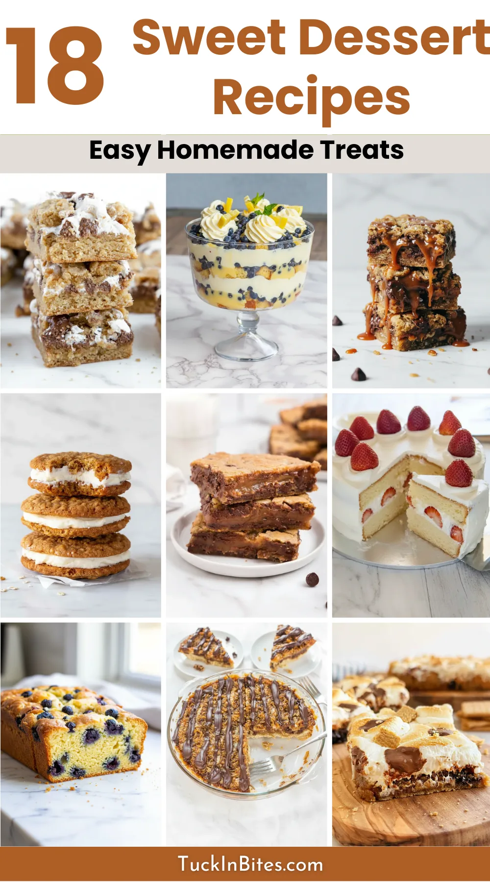 18 Sweet Dessert Recipes for Easy Homemade Treats