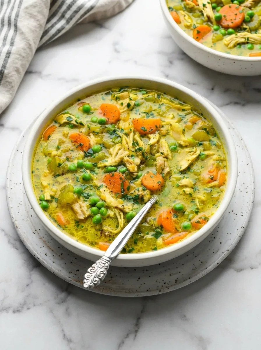 Anti Inflammatory Turmeric Chicken Soup
