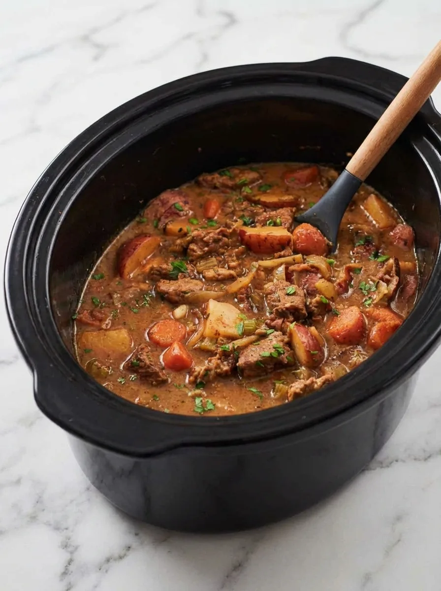 Easy crock pot beef stew
