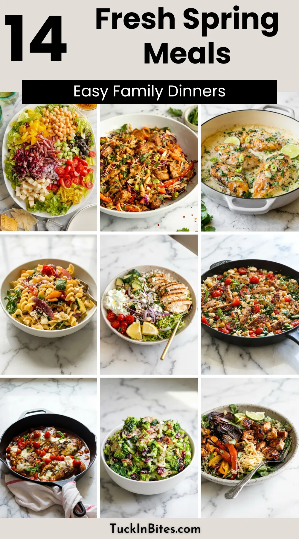 14 Fresh Spring Meals for Easy Family Dinners