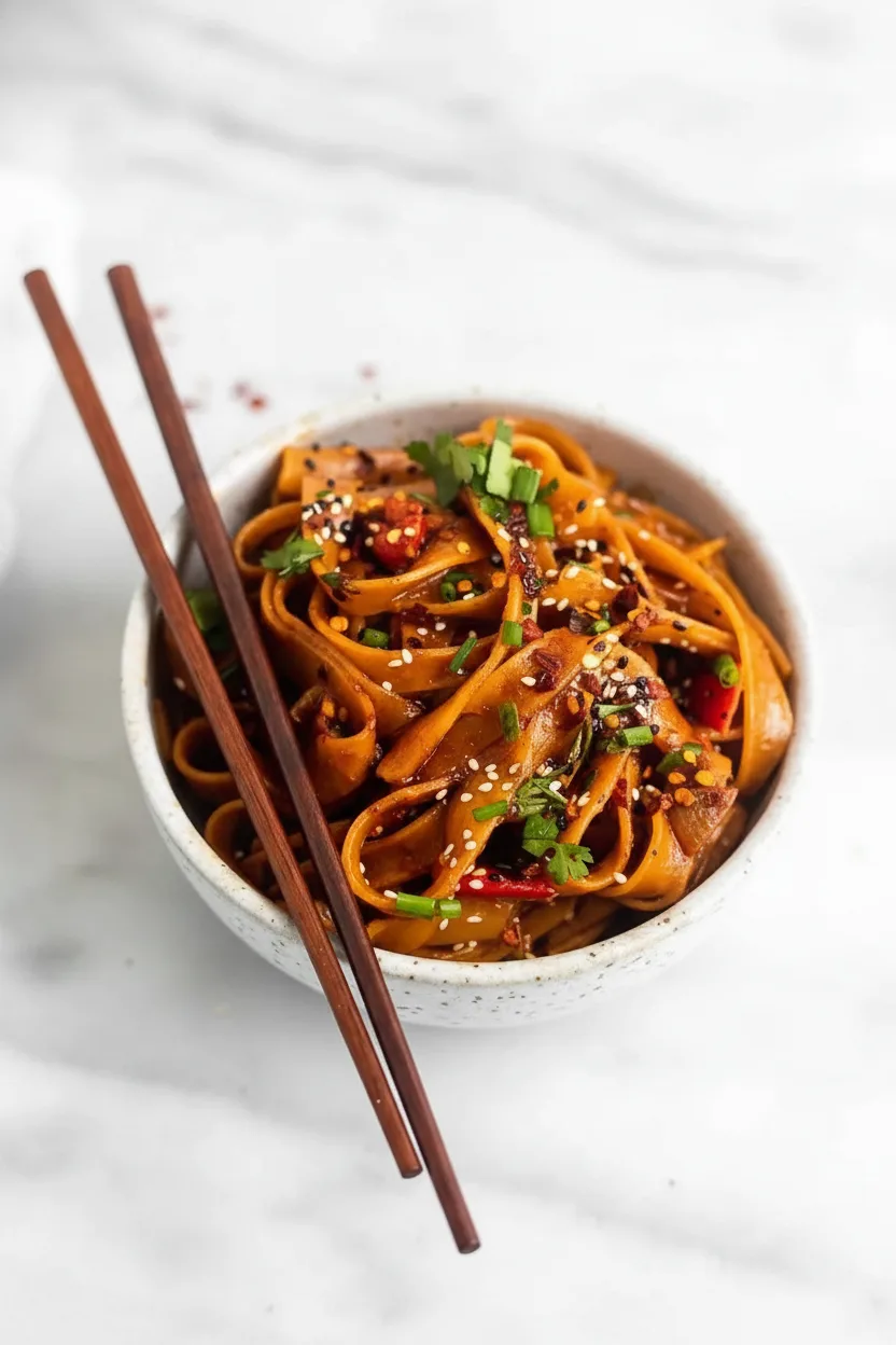 Garlic Chili Oil Noodles – Spicy Easy Dinner