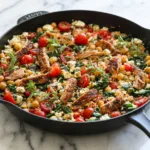 Greek Chicken and Lemon Rice (30 Min, One-Pot)