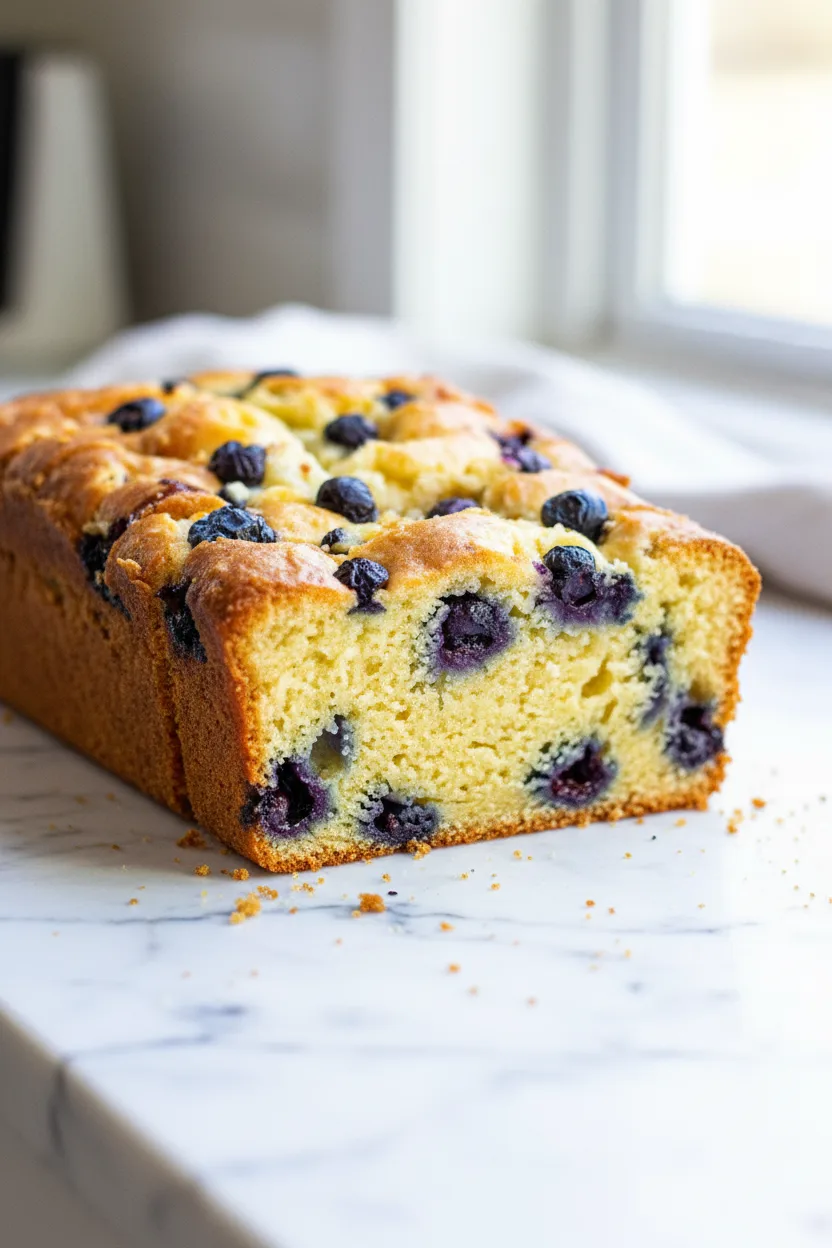 Homemade Blueberry Cream Cheese Loaf