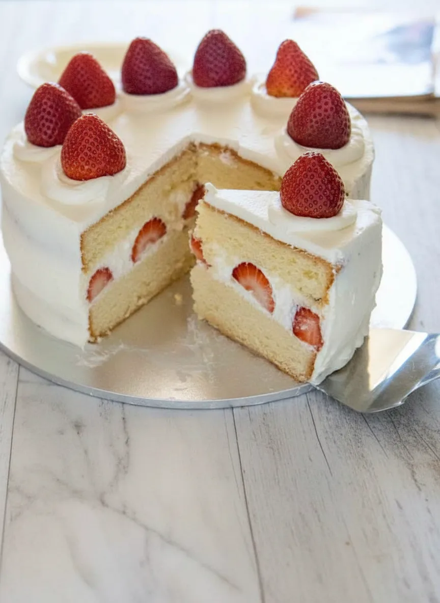 Japanese Strawberry Cake