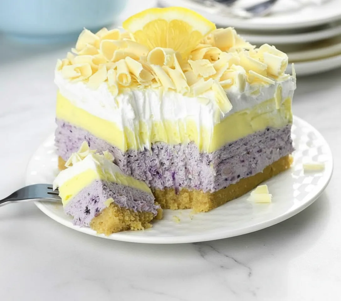 Lemon Blueberry Lasagna